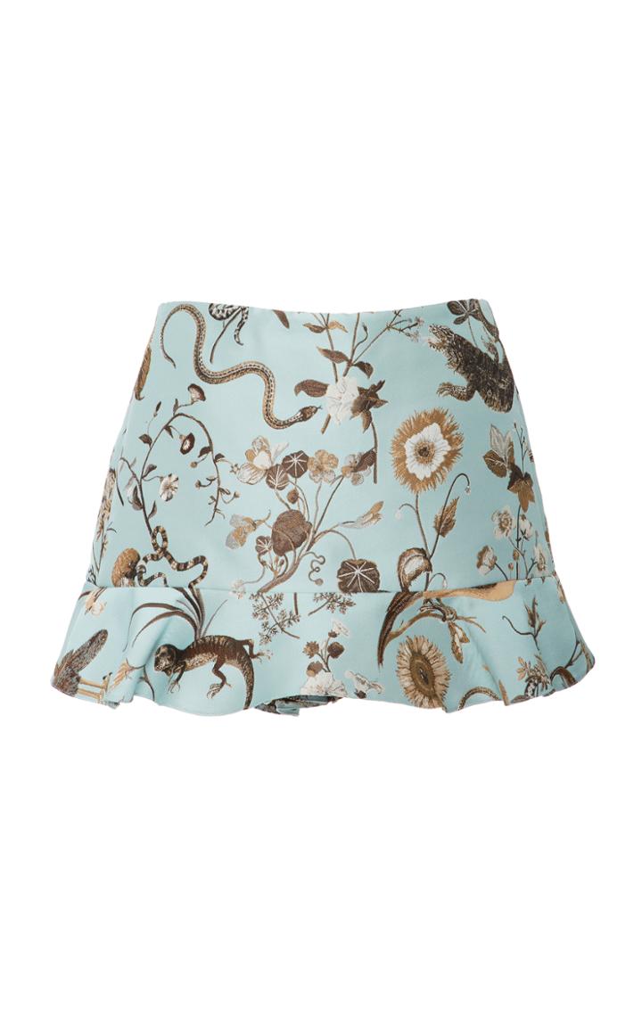Red Valentino Wildlife Print Mini Skort