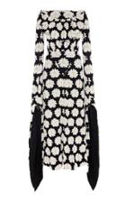 Moda Operandi Paco Rabanne Daisy-motif Cotton-blend Midi Dress Size: 34