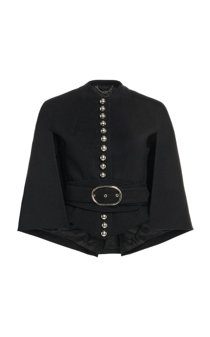 Moda Operandi Paco Rabanne Cape-effect Cady Jacket