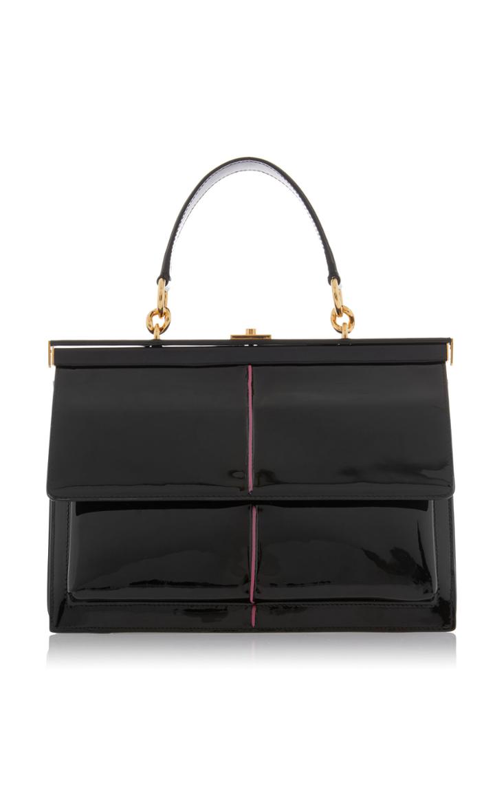 Marni Large Patent Leather Shoulder Bag