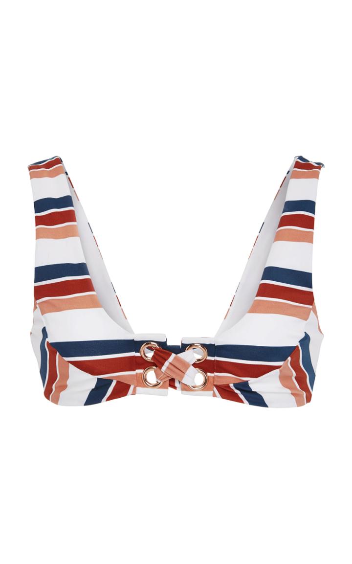 Tori Praver Rubie Stripe Bralette Top