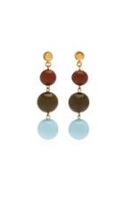 Moda Operandi Oscar De La Renta Small Enamel Ball Drop Earring