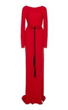 Dundas Red Knit Gown