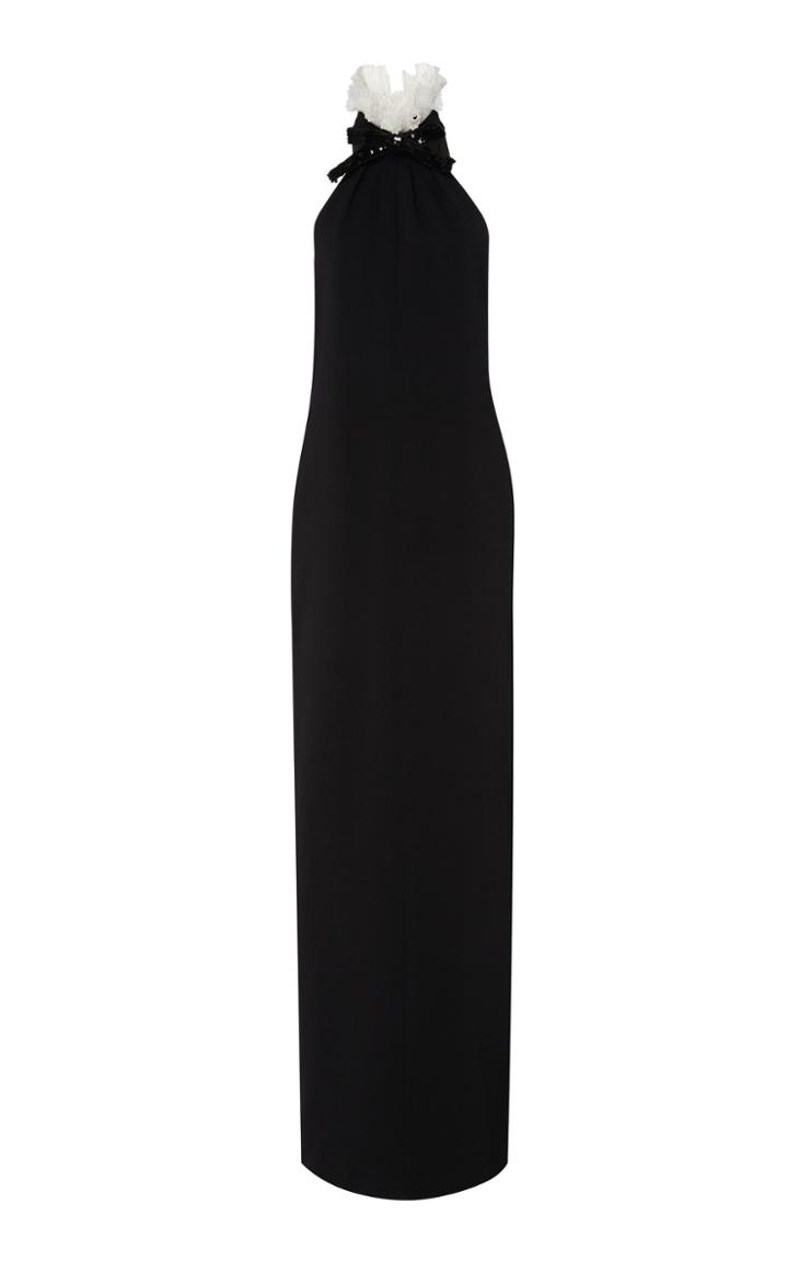 Philosophy Di Lorenzo Serafini Sequin-embellished Bow Cady Gown