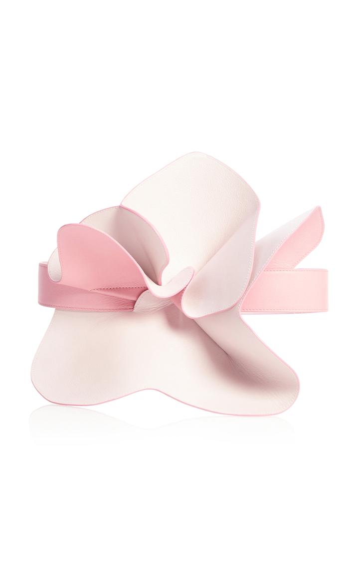 Delpozo Flower Leather Belt