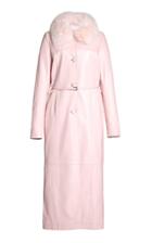 Moda Operandi Saks Potts Charlot Fur-trimmed Leather Coat