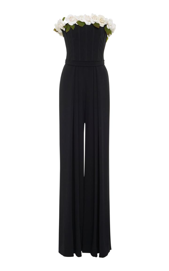 Elizabeth Kennedy Jumpsuit With Flower Corset