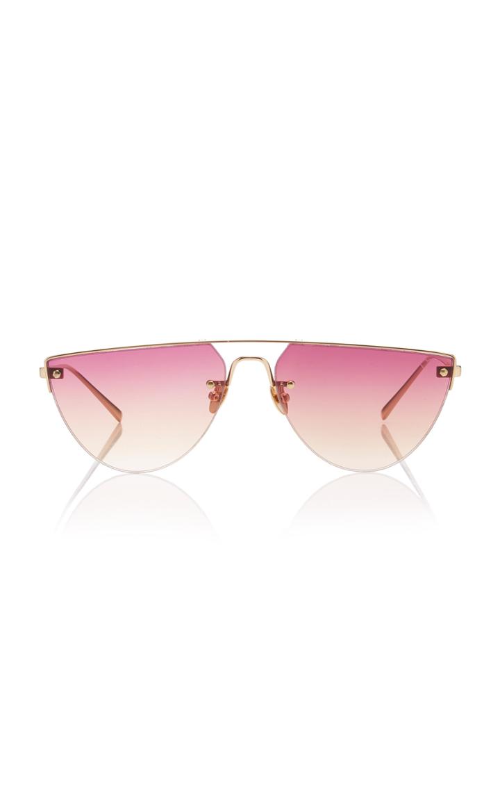 Spektre Corsaro D-frame Gold-tone Sunglasses