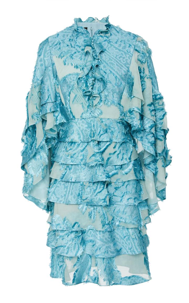J. Mendel Tiered Floral Dress