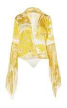 Silvia Tcherassi Bjorn Flared-sleeve Silk-blend Top