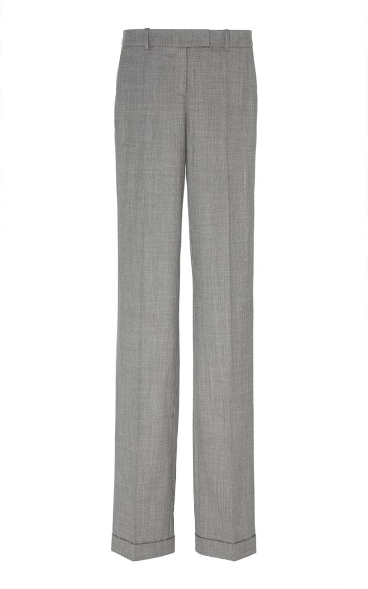 Michael Kors Collection Stretch Wool Straight-leg Pants