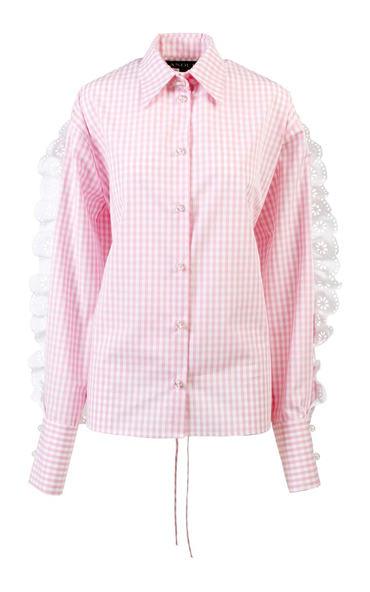 Anouki Pink & White Check Shirt