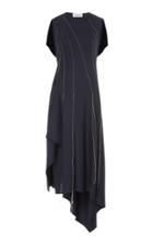Monse Falling Threads Asymmetric Wool Dress