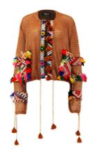 Mochi Afra Crochet Bomber Jacket
