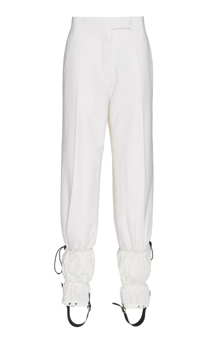 Moda Operandi Mugler Drawstring Straight-leg Pant Size: 36