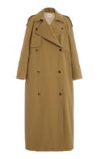 Moda Operandi Khaite Gwyn Oversized Cotton Trench Coat