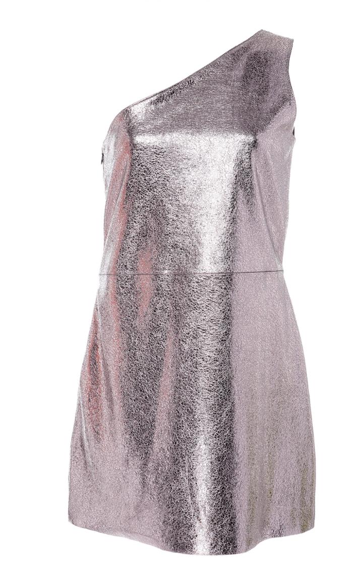 Nour Hammour Serena Lambskin Dress
