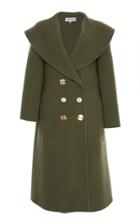 Loewe Statement Buttons Double Breasted Wool Coat