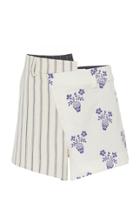 Moda Operandi Monse Multi-print Cotton-blend Shorts Size: 0