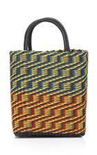 Truss Small Tube Weave Tote With Detachable Beaded Fob