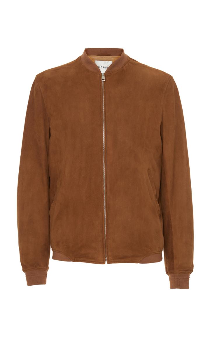 Salle Prive Alvar Suede Bomber Jacket