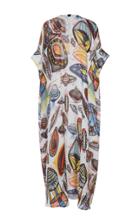 Christopher Kane Rocket Printed Silk Midi Dress