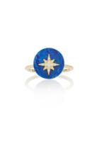 Noush Jewelry Coexist Northstar On Lapis Lazuli Ring