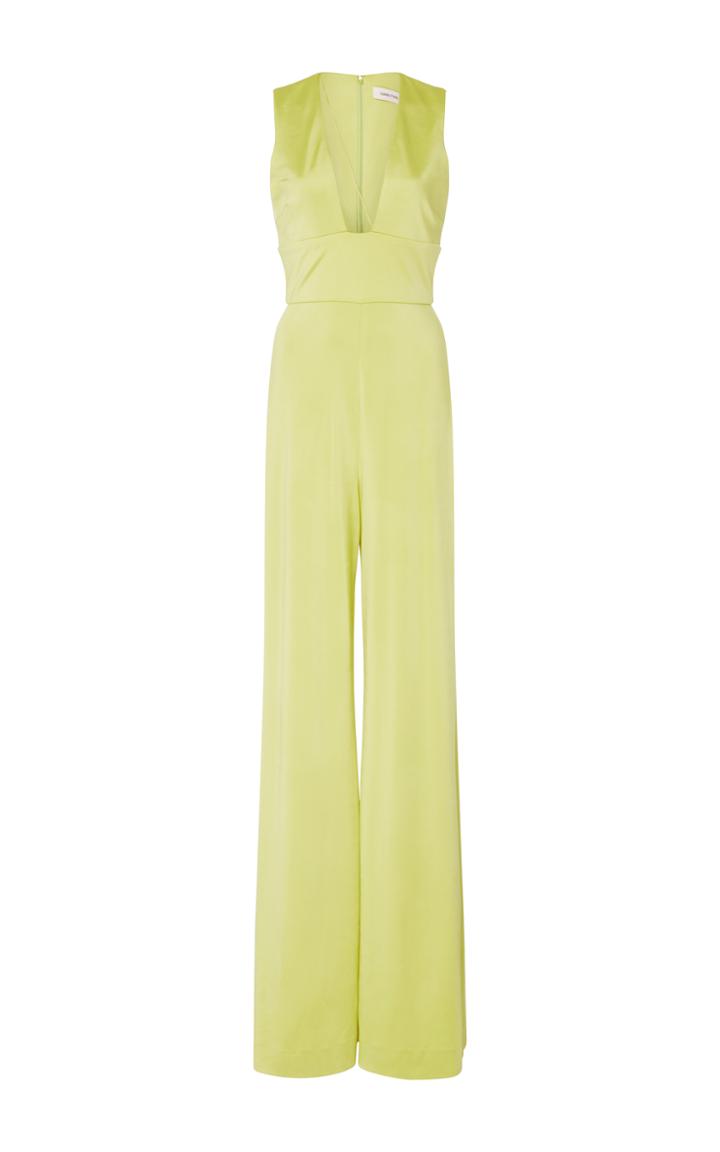 Cushnie Et Ochs Paloma Sleeveless Wide Leg Jumpsuit