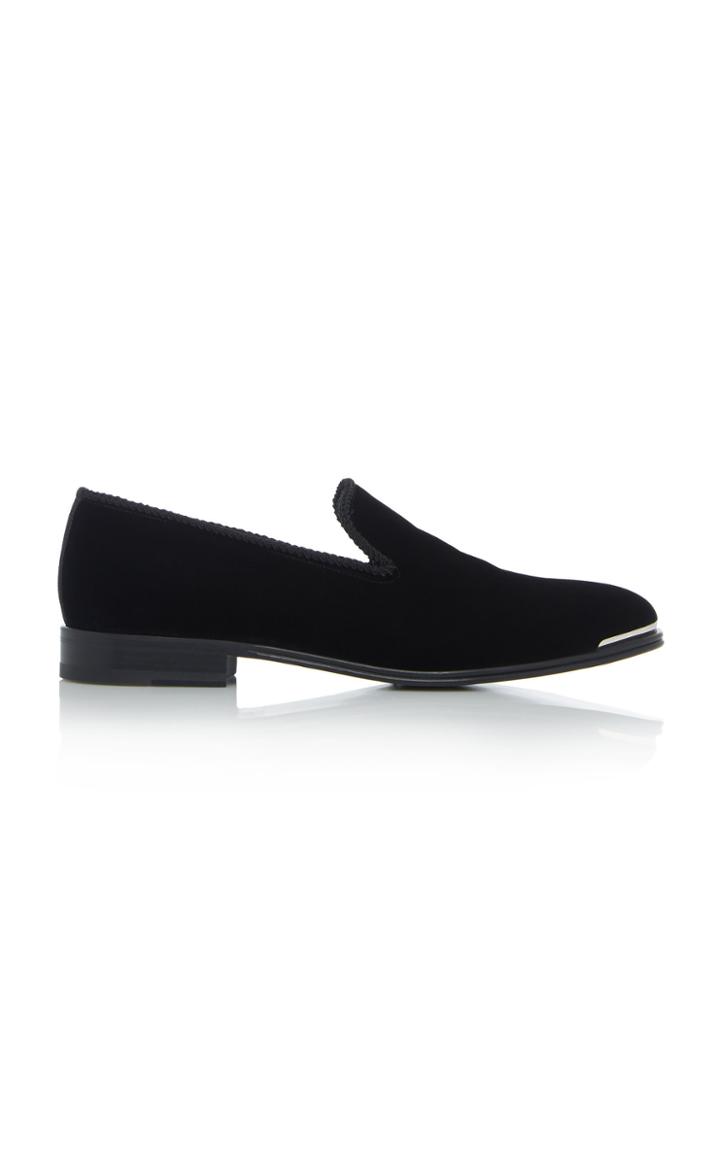 Alexander Mcqueen Velvet Loafers