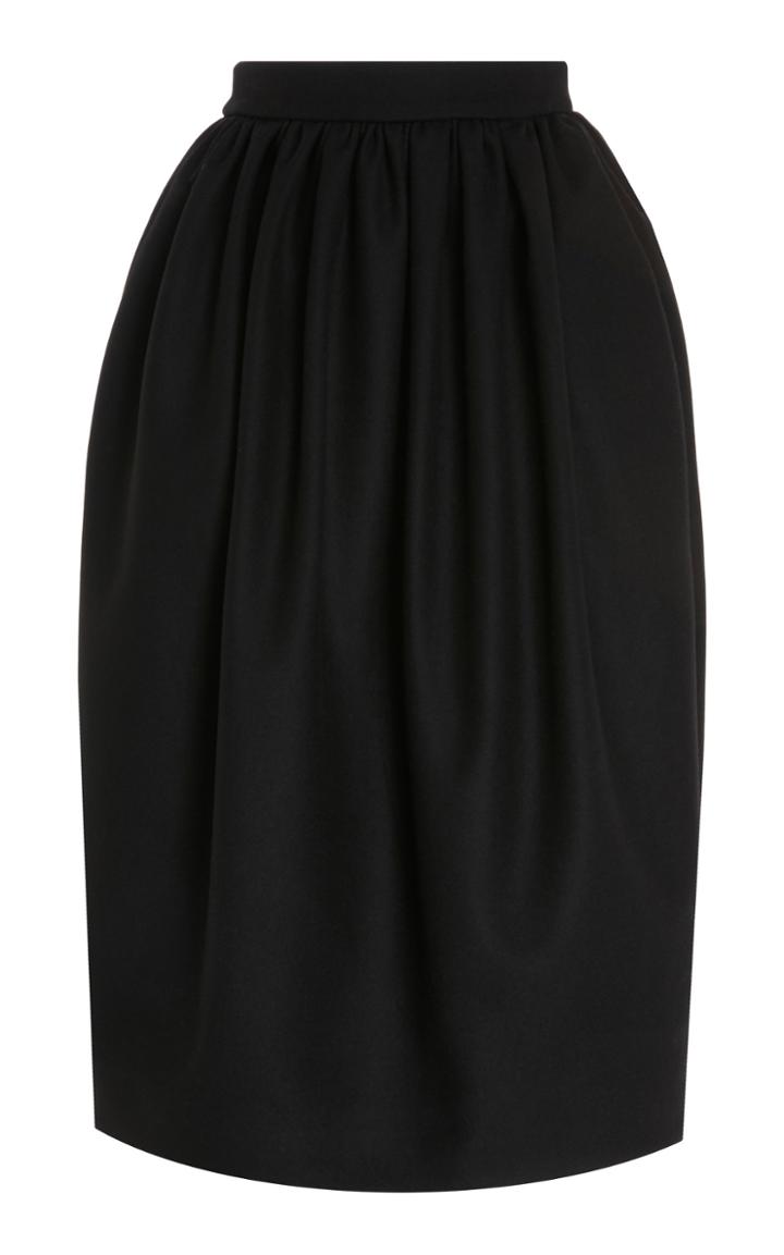 Rochas Felted Wool-blend Tulip Skirt