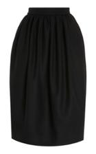 Rochas Felted Wool-blend Tulip Skirt
