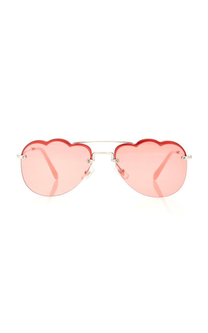 Miu Miu Aviator-style Metal Sunglasses