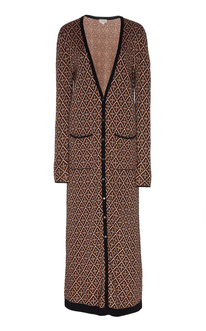 Moda Operandi Temperley London Madam Cotton Jacquard-knit Long Cardigan Size: Xs