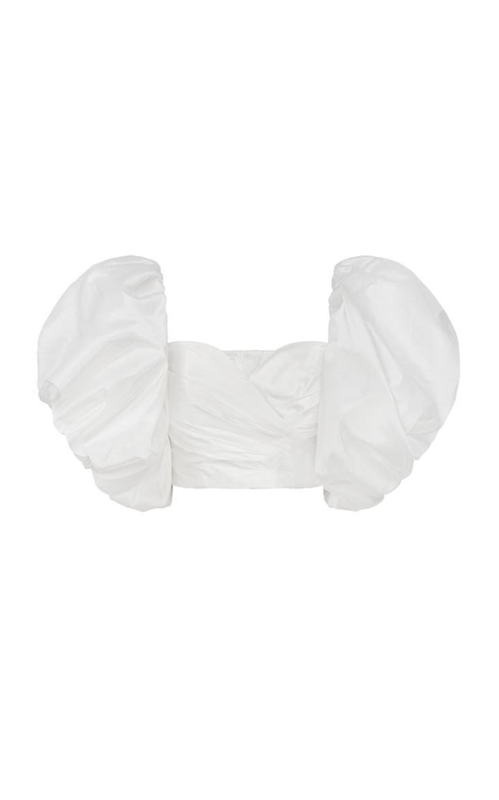 Moda Operandi Aje Glaze Poplin Cropped Top
