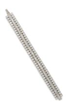 Fallon Rhodium And Crystal Bracelet