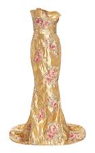 Moda Operandi Marchesa Floral Lurex-jacquard Gown