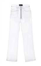 Brashy Crystalline Clear Plastic 5 Pocket Transparent Jean