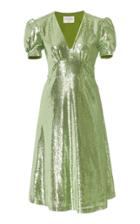 Hvn Paula V-neck Sequined Dress Size: 2