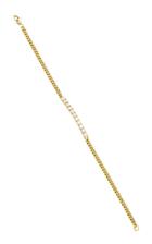 Jemma Wynne Yellow Gold Toujours Diamond Bar Link Bracelet