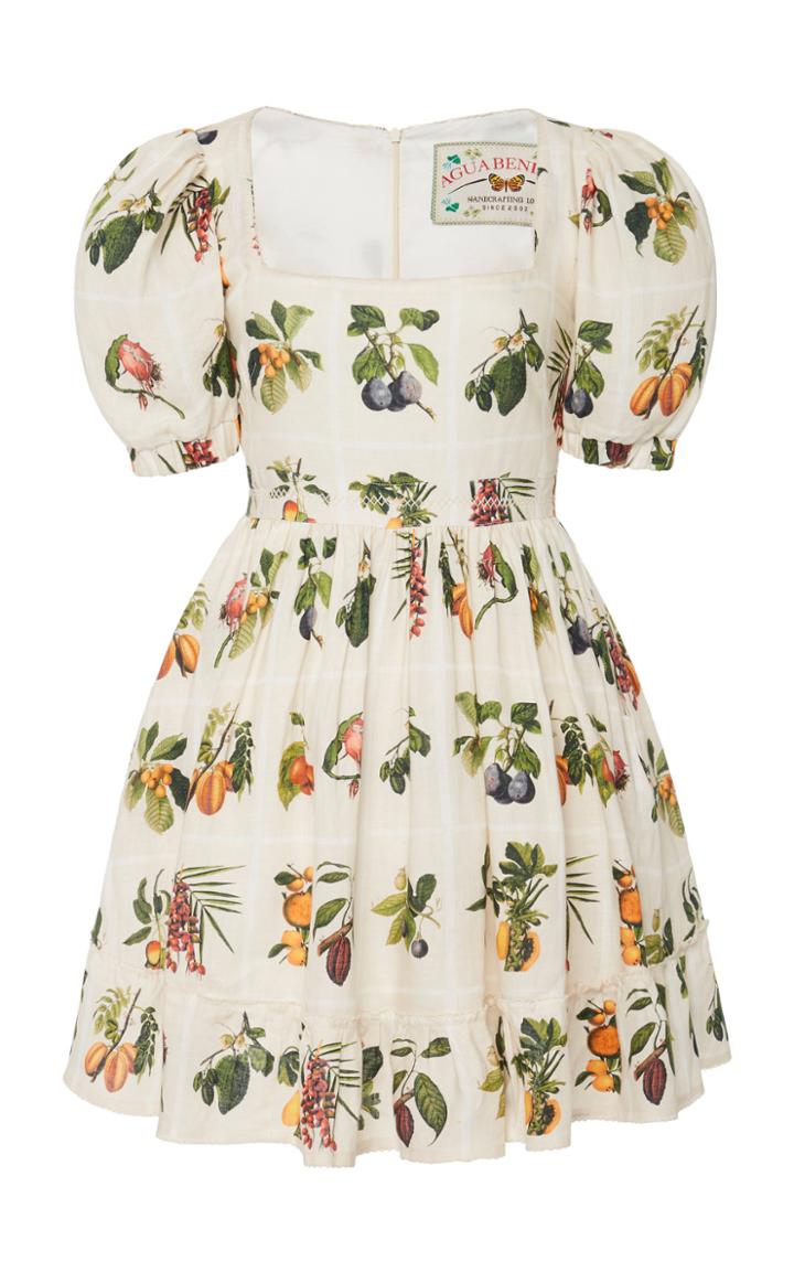 Moda Operandi Agua By Agua Bendita Pomelo Frutas Mini Dress Size: Xs