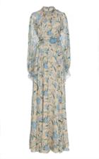 Luisa Beccaria Floral Maxi Dress