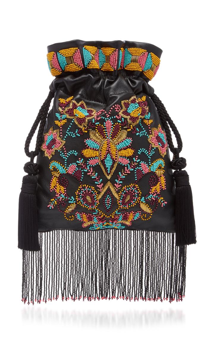 Etro Embroidered Perline Clutch Bag