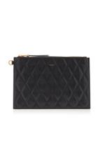 Givenchy Gv3 Quilted-leather Pouch