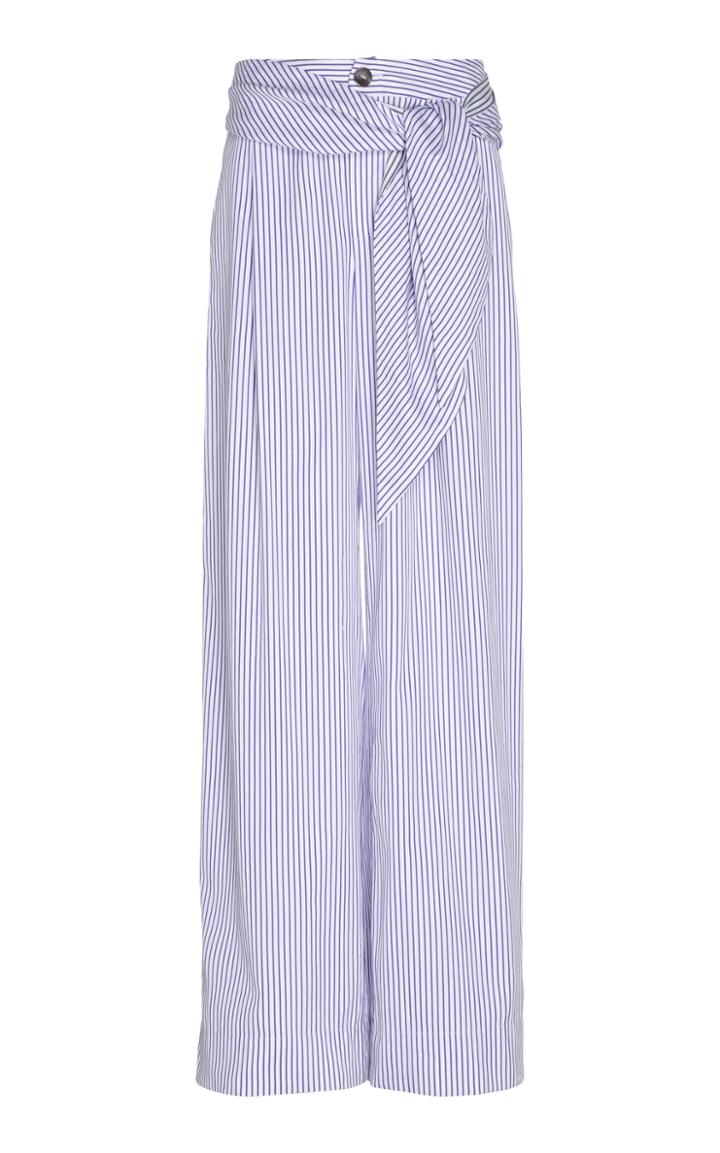 Thierry Colson Loulou Cricket Stripe Wide Leg Pants