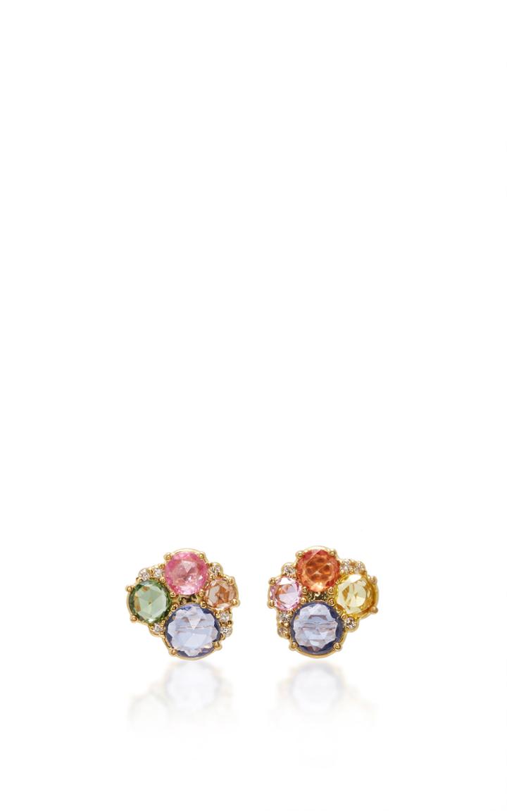 Jamie Wolf Spectrum Rose Cut Stud Earring