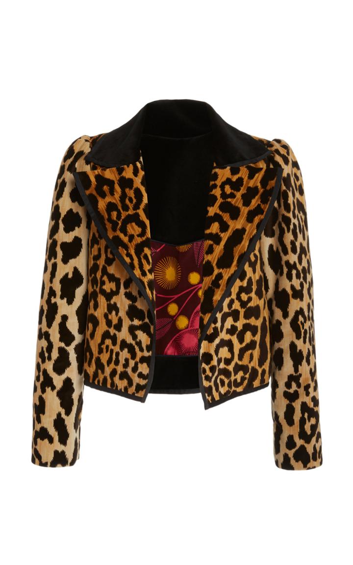 Moda Operandi Alix Of Bohemia Julie Leopard Velvet Moto Jacket