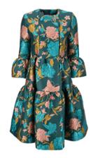 La Doublej Bouncy Floral Brocade Coat