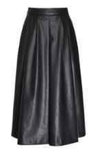 Huishan Zhang Zoey High Waist Faux Leather Midi Skirt
