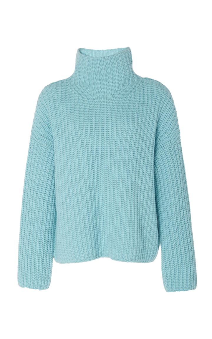 Vince Ribbed Knit Turtleneck Sweater
