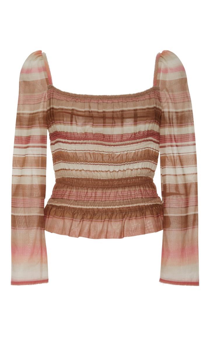 Brock Collection Voile Elasticized Taylor Top
